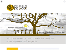 Tablet Screenshot of meubelendejager.nl